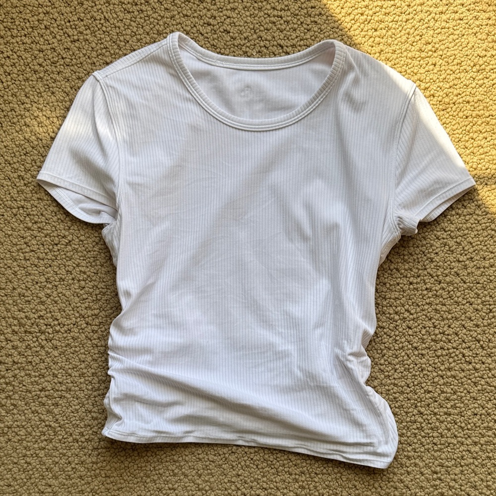 Lululemon All it Takes Back Twist Ribbed Tee